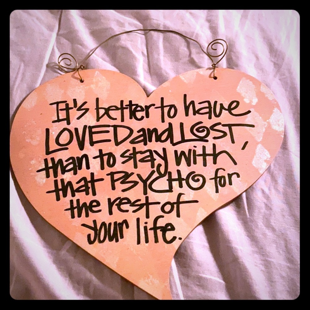 Wooden heart - to hang on the wall